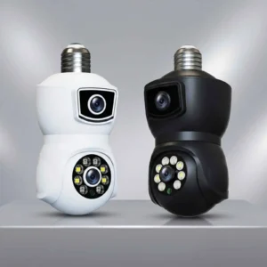 V380 E9 Dual Lens Bulb PTZ IP Camera